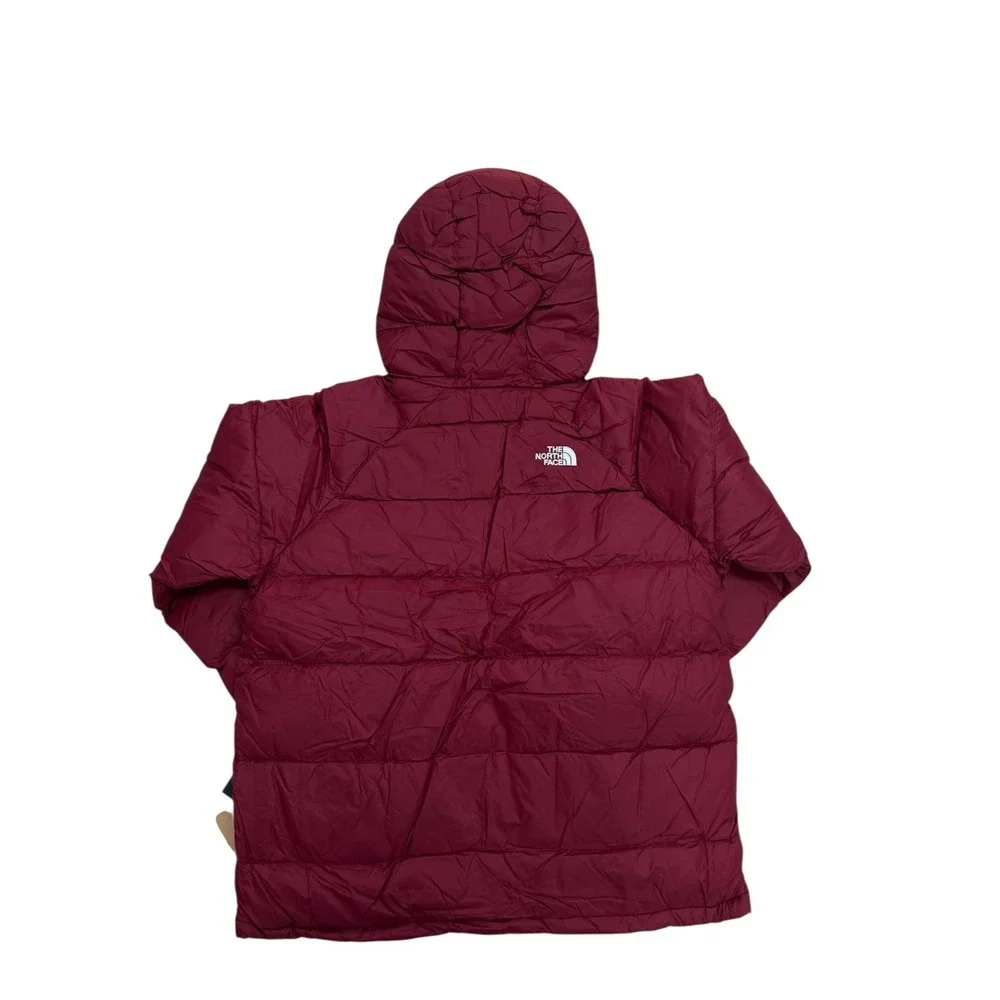 The‎ North Face Hydrenalite Down Hoodie in a red/cordovan Men's Size XL